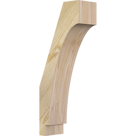 Ekena Millwork 4"W x 8"D x 20"H Imperial Rough Sawn Knee Brace, Douglas Fir BRC04X08X20IMP00RDF